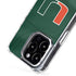 University of Miami Green Jersey iPhone 16 Pro MagSafe Case